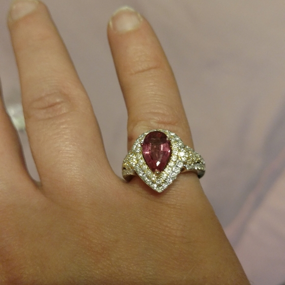 18kt Gold and white gold wedding Ring - Picture 9 of 9